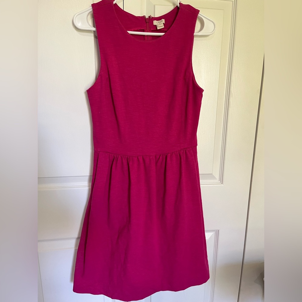 J. Crew pink dress Barbie barbiecore